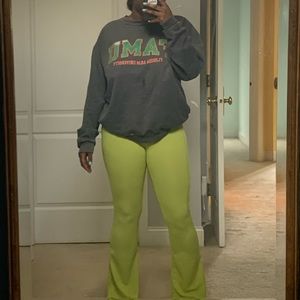 Bright Green Pants / Shein
